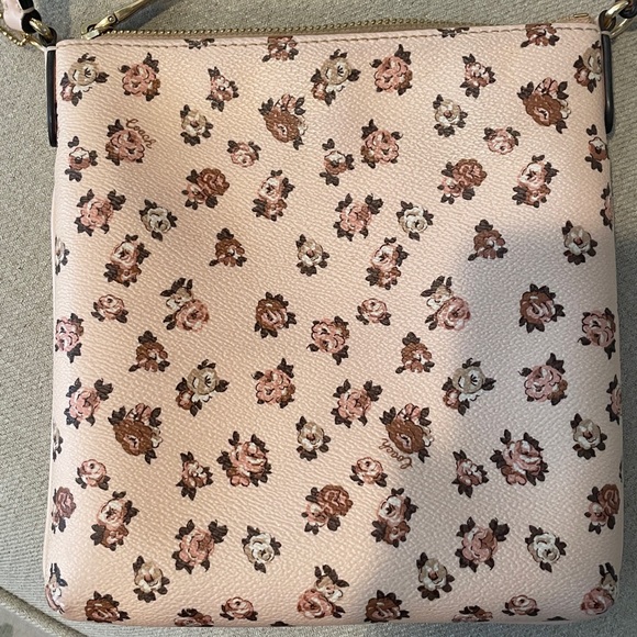 TODAY ONLY!!! Coach Mini Rowan Light Pink and Roses Crossbody Bag - Picture 3 of 10
